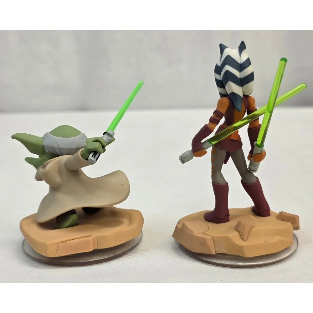 Disney Infinity 3.0 Star Wars Yoda Ahsoka Tano Twilight of the Republic Lot